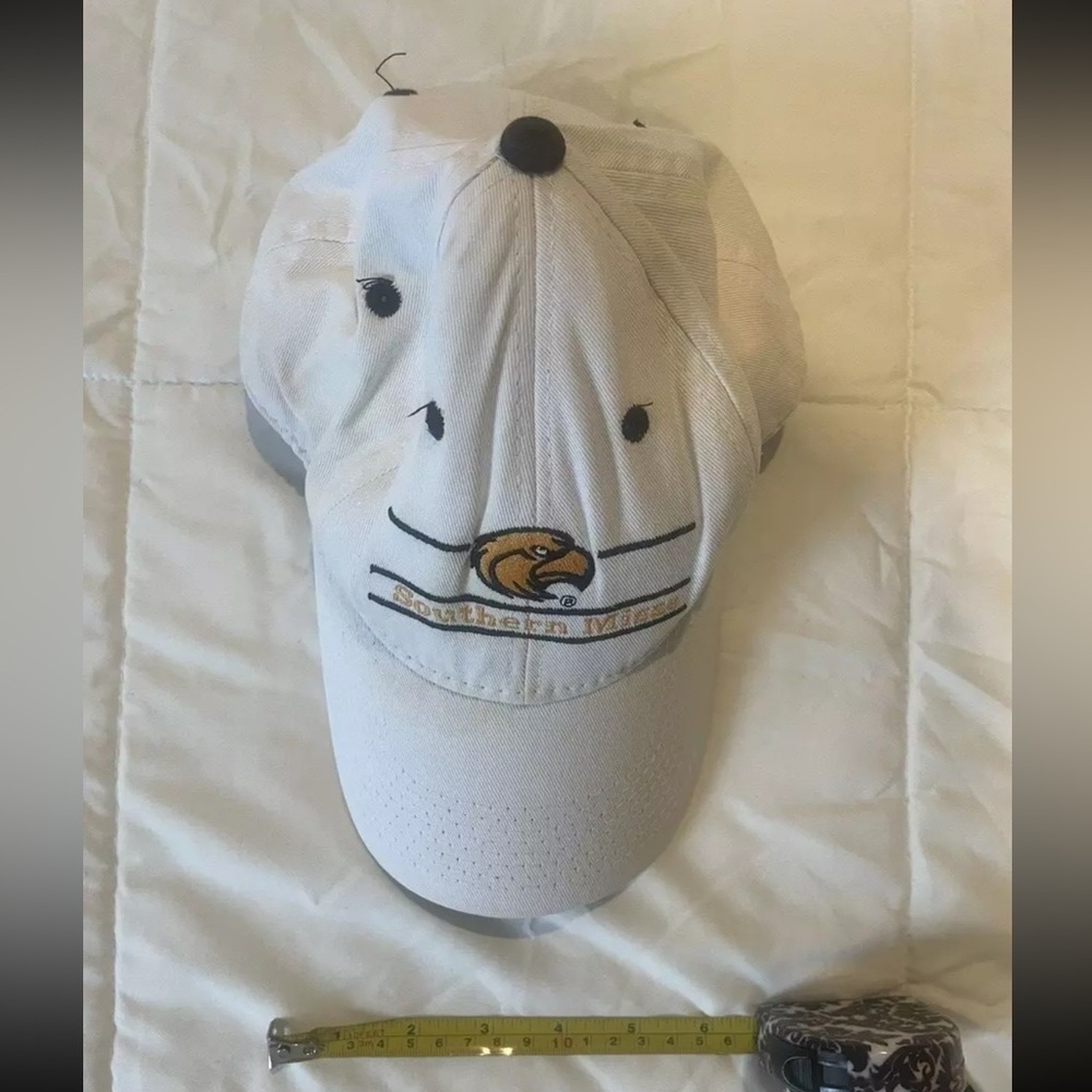 University of Southern Mississippi White Cap - one size